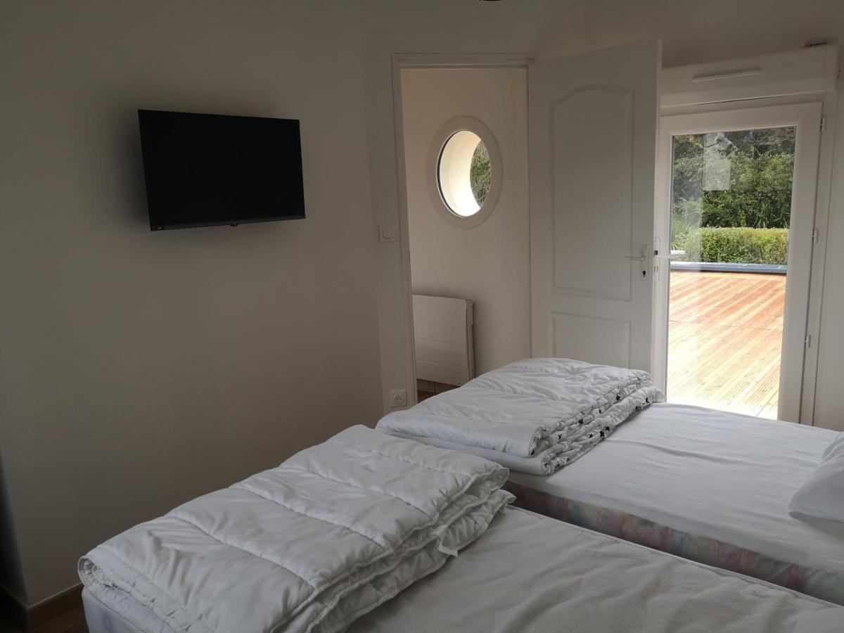 Villa Contre vents et marées à Mesnil-Val-Plage Extérieur photo