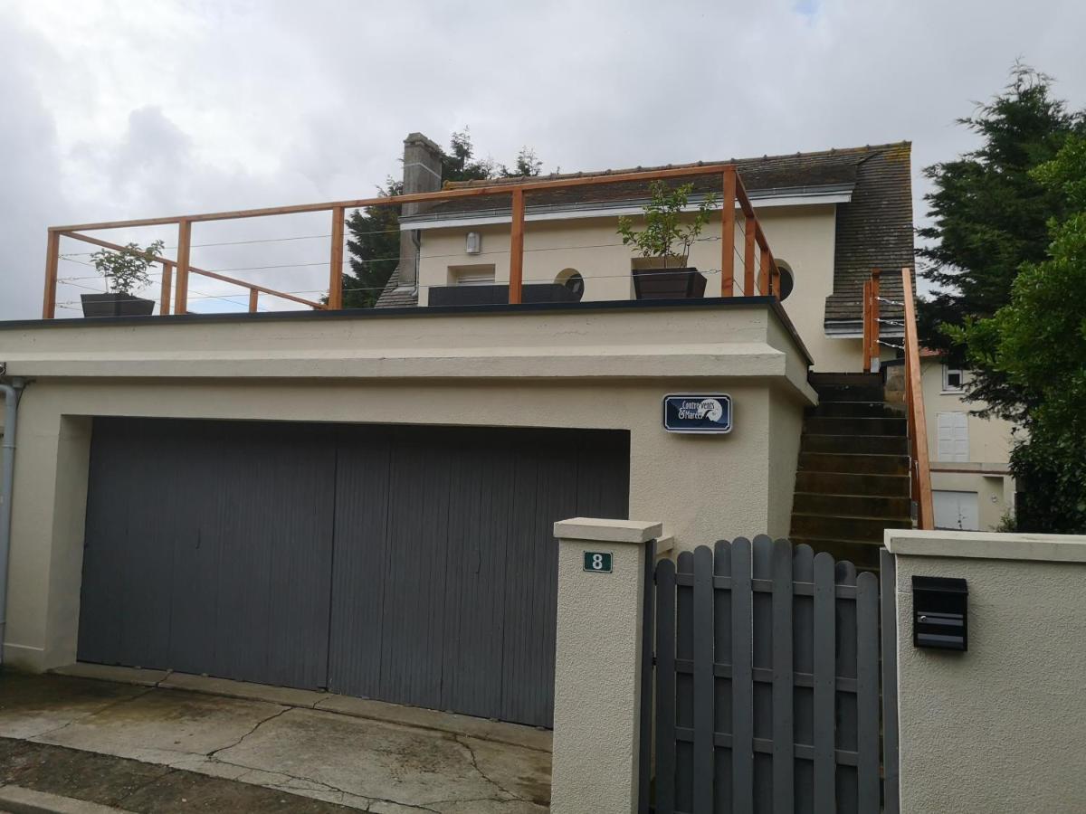 Villa Contre vents et marées à Mesnil-Val-Plage Extérieur photo