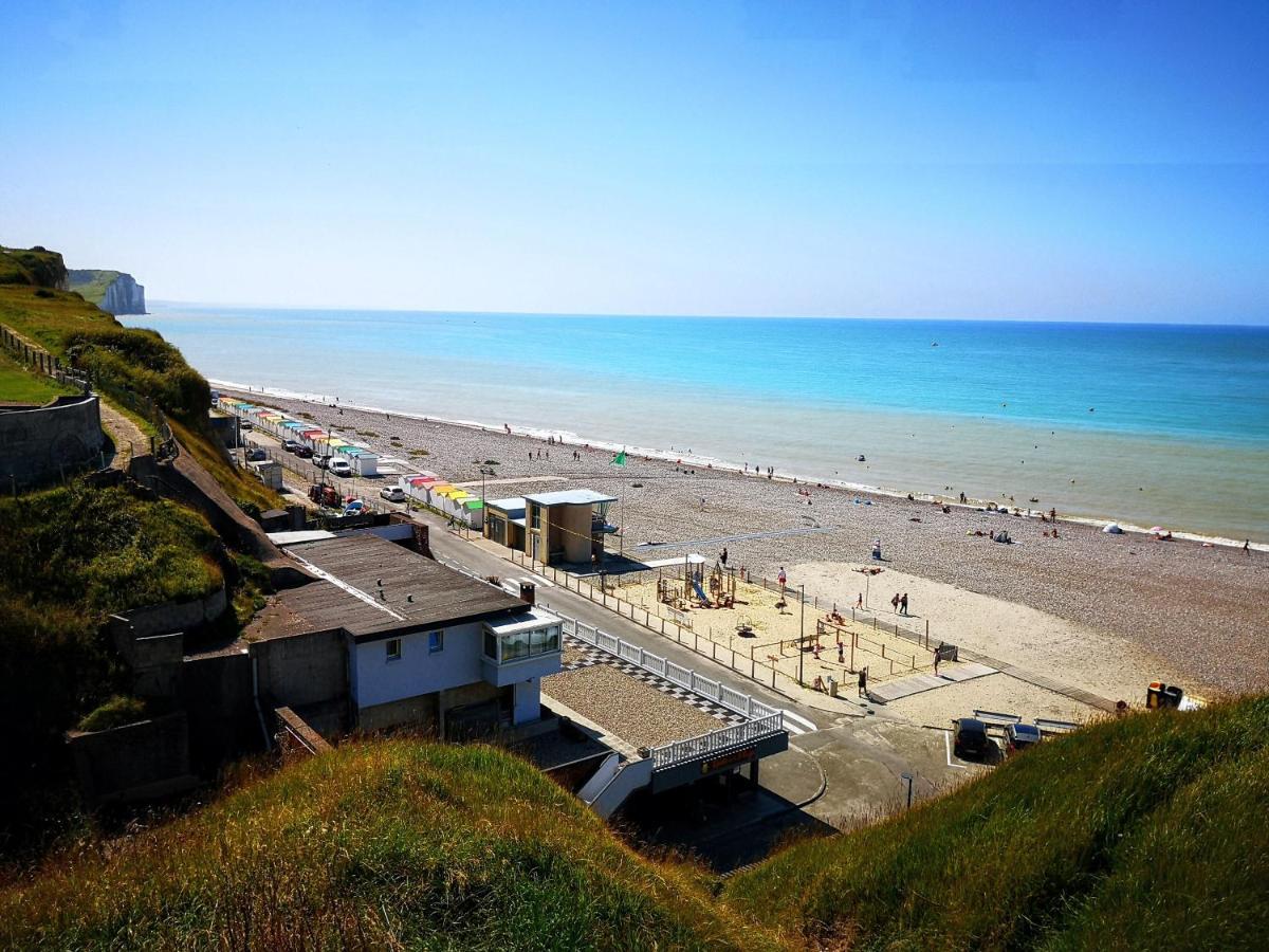 Villa Contre vents et marées à Mesnil-Val-Plage Extérieur photo