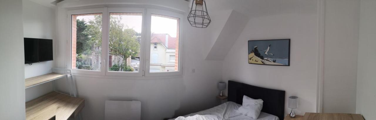 Villa Contre vents et marées à Mesnil-Val-Plage Extérieur photo